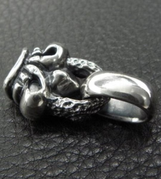 画像6: Crown Tip With Chiseled  Loop H.W.O Pendant (6)