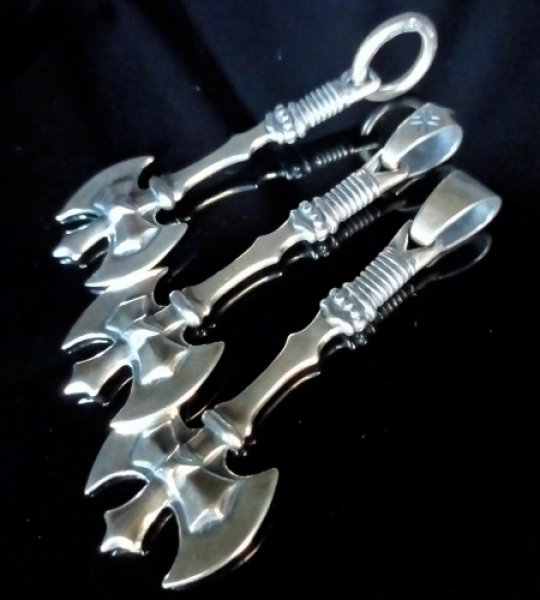 画像2: Blinking Star Battle-Ax Pendant (2)