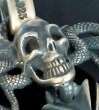 画像8: Skull On Snake Buckle With Maltese Cross Pendant (8)