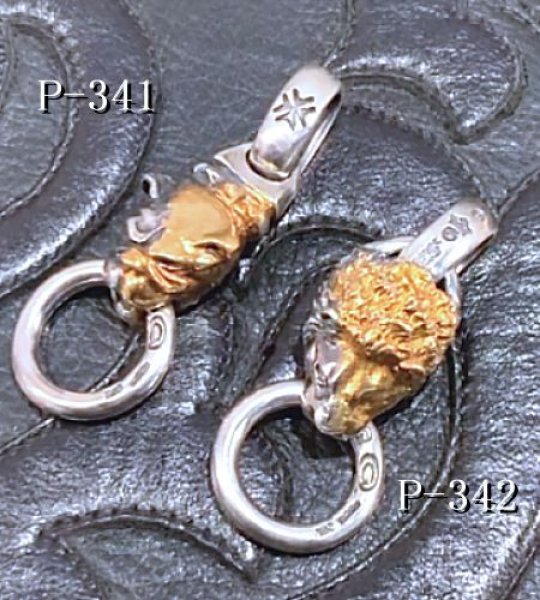 画像7: Pure Gold Wrap Lion Pendant (7)