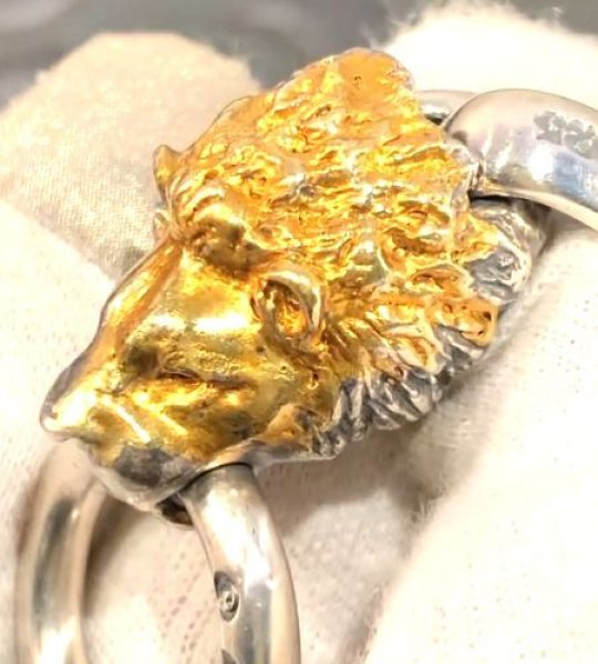 画像5: Pure Gold Wrap Lion Pendant (5)