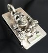 画像3: Single Skull With Rose Dog Tag (3)