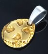 画像4: Pure Gold Wrap 1/16 Constantine Cross Blob Pendant  (4)