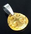 画像3: Pure Gold Wrap 1/16 Constantine Cross Blob Pendant  (3)