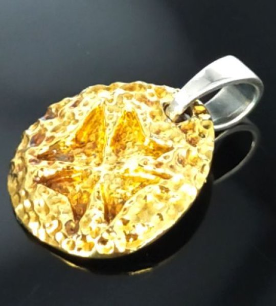 画像4: Pure Gold Wrap 1/16 Maltese Cross Blob Pendant (4)