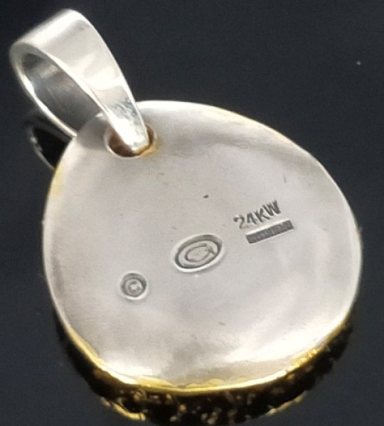 画像3: Pure Gold Wrap 1/16 Maltese Cross Blob Pendant (3)