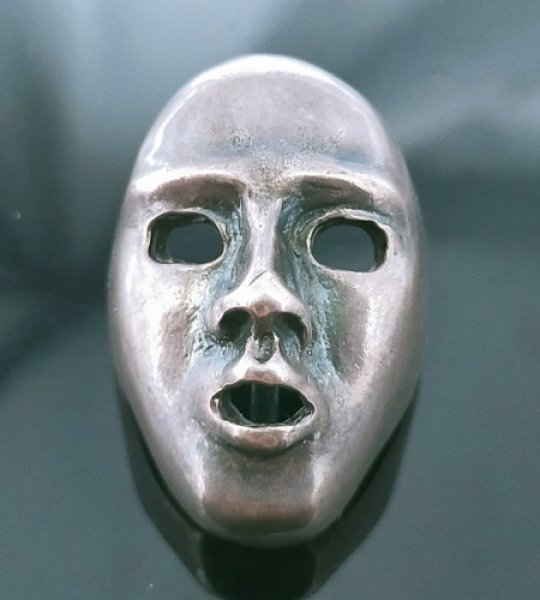 画像2: Face Pendant (Back Loop) (2)