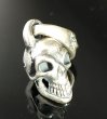 画像2: Quarter Slant Head Skull Pendant (2)