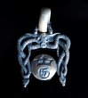 画像1: Buffalo Skull On Snake Buckle With G&Crown Button Pendant (1)