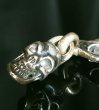 画像8: Both Side Classic Cross Oval With Single Skull Pendant (8)