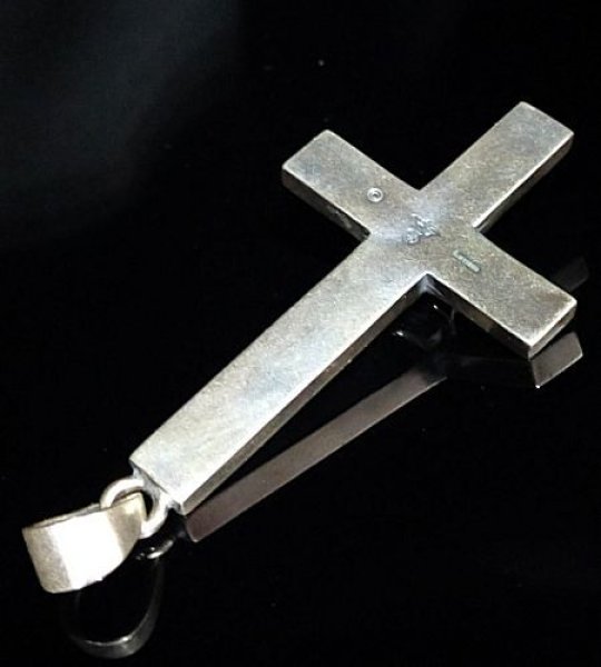 画像6: Skull On Plain Petro Cross Pendant [Half] (6)