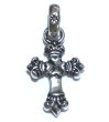 画像5: 1/16  Long 4 Heart Crown Cross With H.W.O Pendant (5)