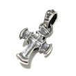 画像11: 1/16 Face On Battle-Ax Cross With Classic H,W,O Pendant (11)