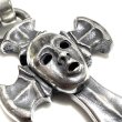 画像9: 1/16 Face On Battle-Ax Cross With Classic H,W,O Pendant (9)