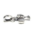画像6: 1/16 Face On Battle-Ax Cross With Classic H,W,O Pendant (6)