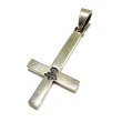 画像4: G&Crown Plain Petro Cross Pendant (4)