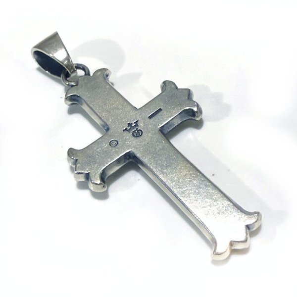 画像8: Raised G & Crown Constantin Long Cross Pendant (8)