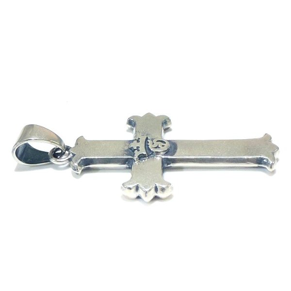 画像5: Raised G & Crown Constantin Long Cross Pendant (5)