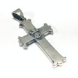 画像1: Raised G & Crown Constantin Long Cross Pendant (1)