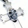 画像8: Skull On Constantin Long Cross Pendant  (8)