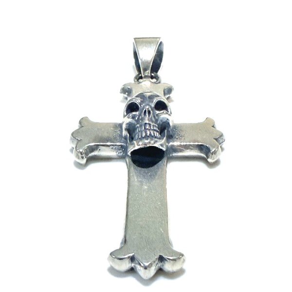 画像5: Skull On Constantin Long Cross Pendant  (5)