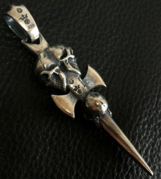 画像8: Triple Skull Dagger Pendant (8)