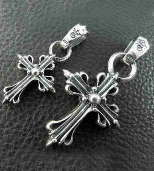 画像9: Art Nouveau Cross Pendant (9)