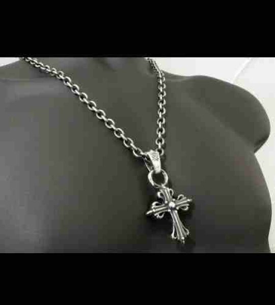 画像8: Art Nouveau Cross Pendant (8)