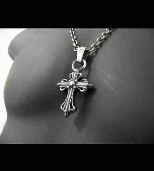 画像5: Art Nouveau Cross Pendant (5)