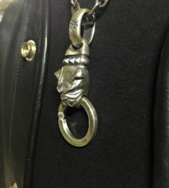 画像14: ZAZA Diamond Line Old Bulldog With ZAZA Floating Diamond O-Ring Pendant (14)