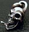 画像9: Single Skull With Snake Tongue Pendant (9)