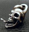 画像8: Single Skull With Snake Tongue Pendant (8)