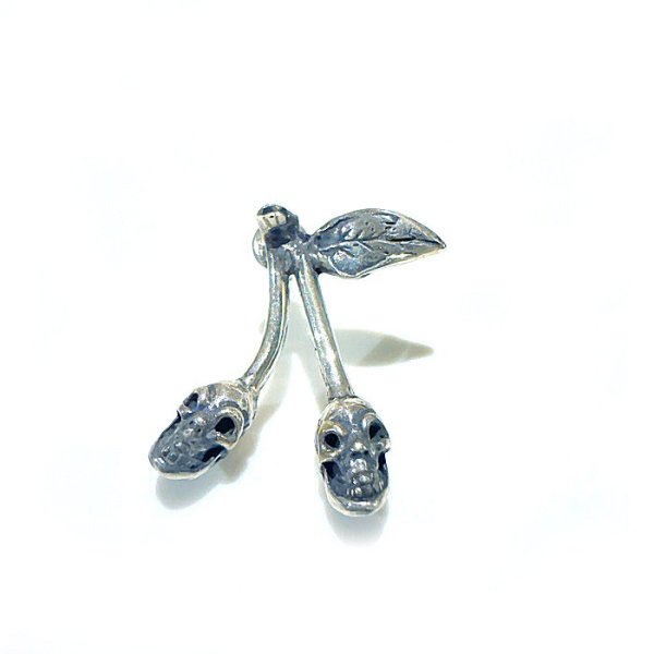 画像1: 1/16 Skull Cherries Pierce (Long) (1)