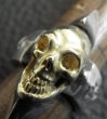 画像8: 18k Gold Skull with Spike Ring (8)