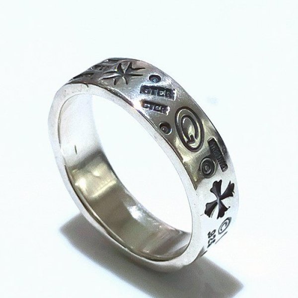 画像5: Multi Stamp Flat Bar Ring (5)
