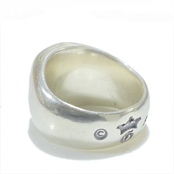 画像9: Raised G & Crown Signet Pinky Ring (9)