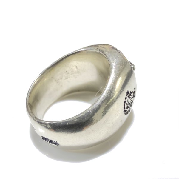 画像8: Raised G & Crown Signet Pinky Ring (8)