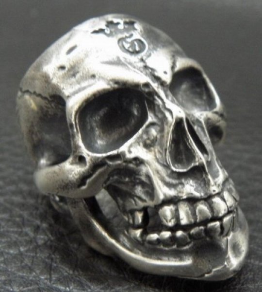 画像3: Old Large Skull Ring (3)