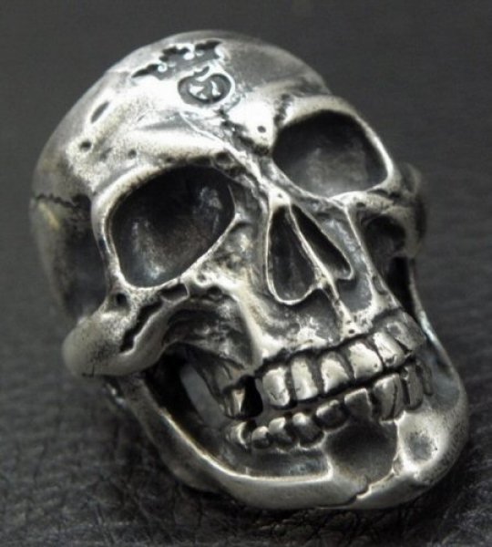 画像5: Old Large Skull Ring (5)