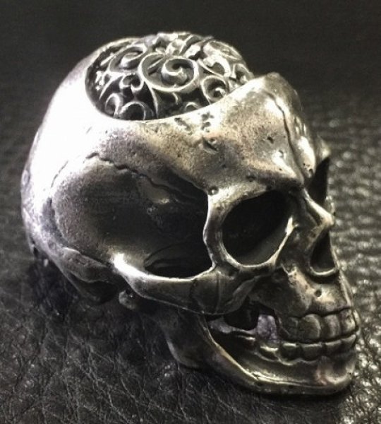 画像11: Large Brains Skull Full Head Ring (11)