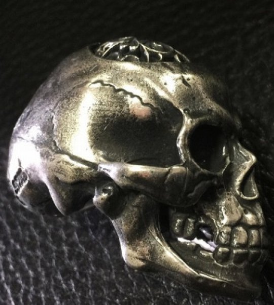 画像3: Large Brains Skull Full Head Ring (3)