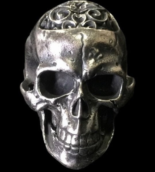 画像19: Large Brains Skull Full Head Ring (19)