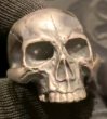 画像3: Old Large Skull Ring Without Jaw (3)