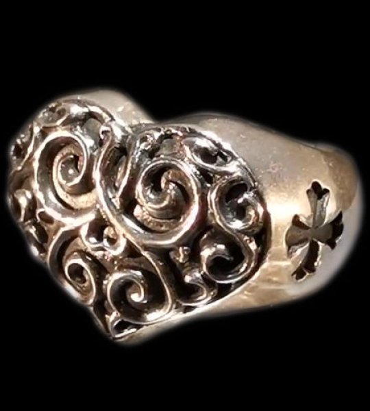 画像1: Large Heart Ring (1)