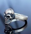 画像4: Twelve Skull On Flat Bar Ring (4)