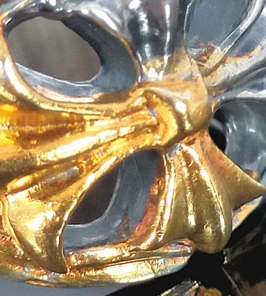 画像12: Pure Gold Wrap Ｍedium Cross Oval Roll Ring (12)