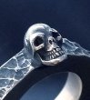 画像11: Twelve Small Skull On 6.5mm Wide Side Flat Chiseled Ring Bold (11)