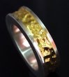 画像3: Pure Gold Wrap 7.5 x 4.5mm Wide Side Flat Chiseled Reel Ring (3)