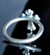 画像5: 1/128 4Heart Crown Long Cross Ring (5)