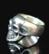 画像2: Old Single Skull  Full Head Ring (2)